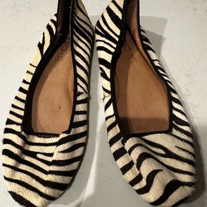 Aldo zebra print flats